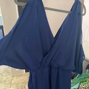 Haute Hippie XS  navy blue dress